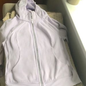Lavender Lululemon hoodie, two tiny spots in photo 3